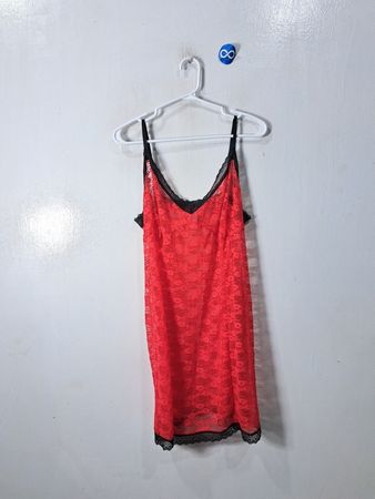 Secret Treasures Red Lace Chemise