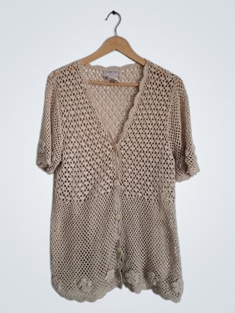 Tellement Vous Crochet Knit Cardigan