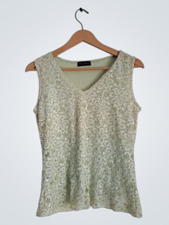 Brittany Black Lace Top