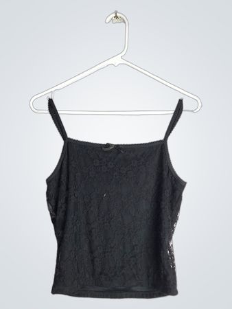Liz & Sara Black Lace Camisole