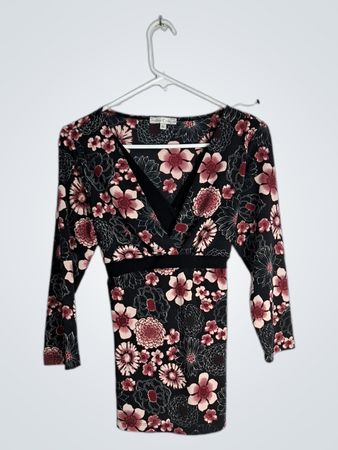 Moa Floral Wrap Blouse
