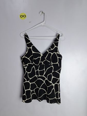 Ann Taylor Black and White Top