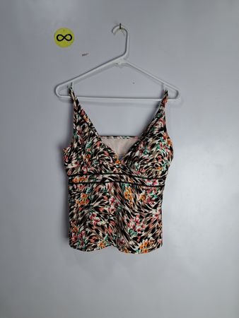 Floral Pattern Crop Top