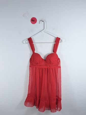 Red Lace Chemise