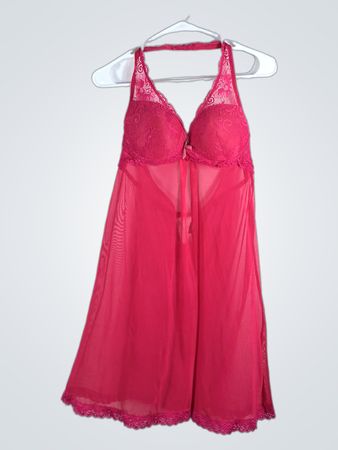 Pink Lace Chemise