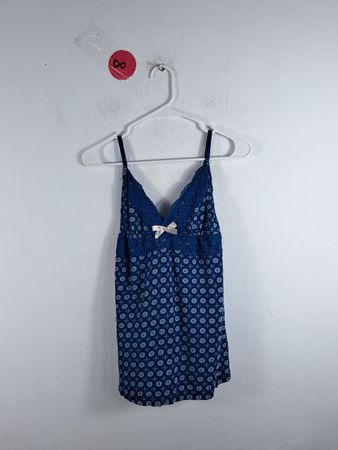 Blue Lace Camisole