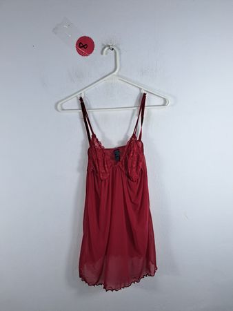 Red Lace Camisole