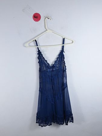 Blue Lace Chemise