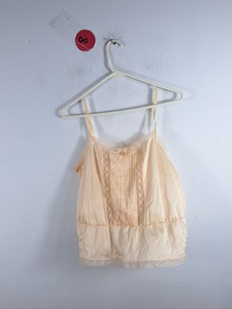 Peach-colored camisole