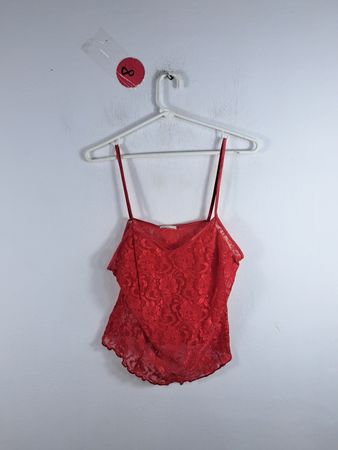 Red Lace Camisole