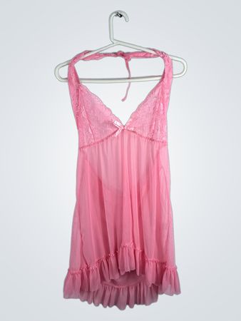 Pink Lace Chemise