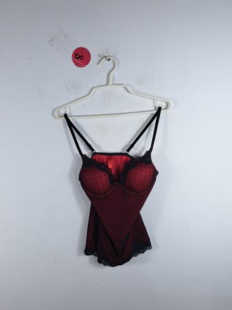Red Lace Bodysuit
