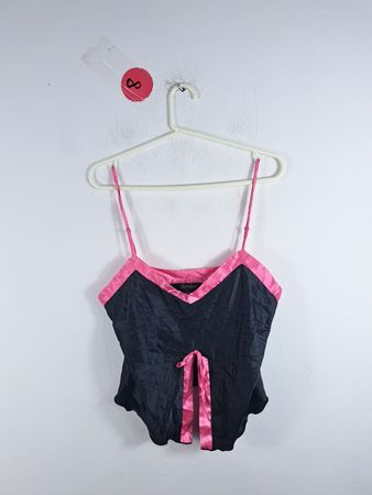 Pajamagram Black and Pink Camisole