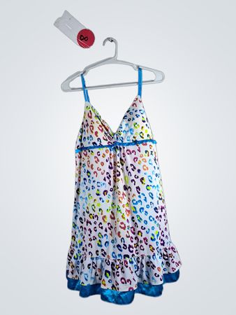 Multicolored Leopard Print Dress