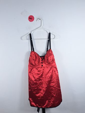 Red Satin Dress
