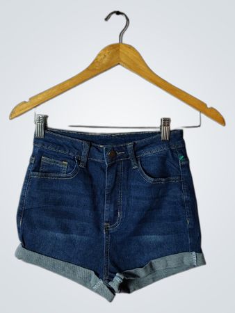 Blue Denim Shorts