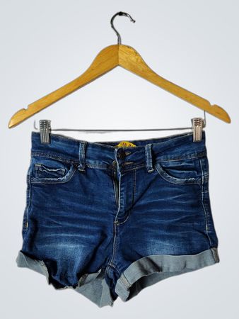Wax Jean Denim Shorts