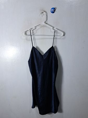 Black Satin Dress