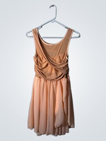 Peach-colored Dress