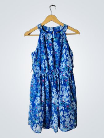 Blue Floral Dress