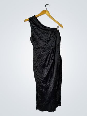 Black One-Shoulder Dress