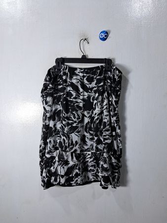 studio 1940 Black and White Floral Dress