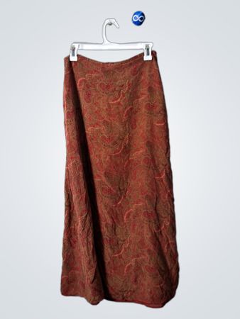 Long Paisley Skirt