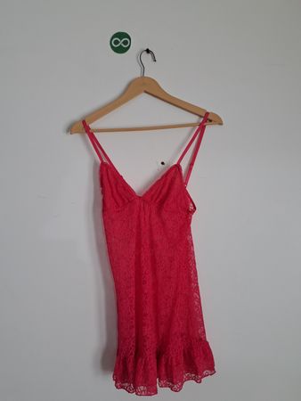 Forever 21 Lingerie Red Lace Chemise