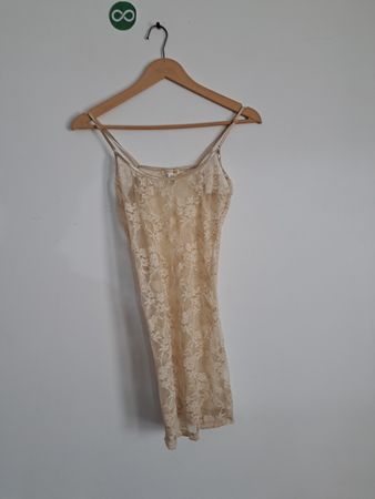 BOZZOLO Champagne Lace Dress