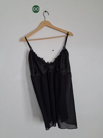 Black Sheer Chemise