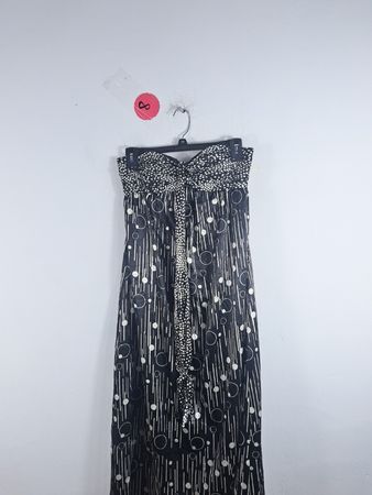 Occo Black and White Polka Dot Dress