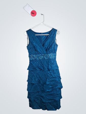 Blue Ruffled Dress