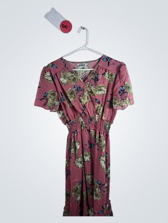 YUNA Floral Pink Dress