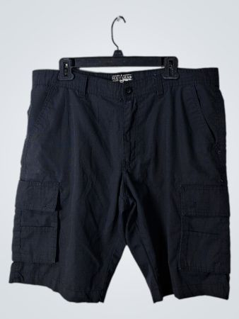 Blue Gear Black Cargo Shorts