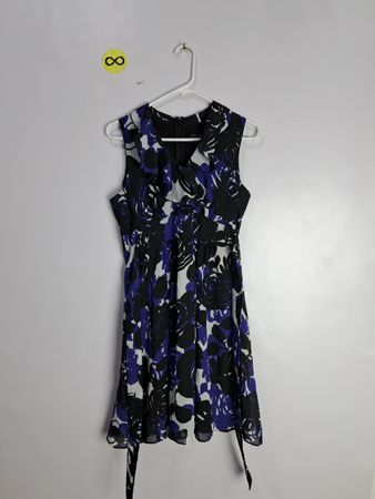Trullli Floral Print Sleeveless Dress