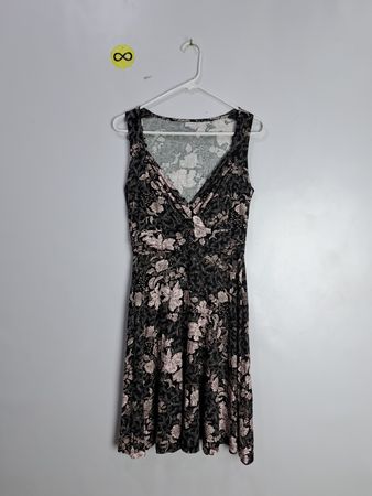 Lascana Floral V-Neck Mini Dress
