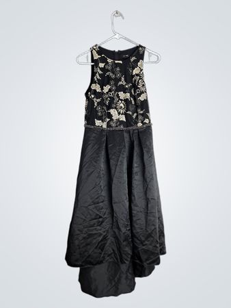 SLNY Black Floral Dress