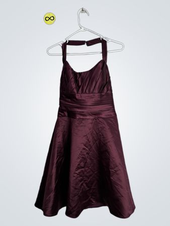 Bill Levkoff Burgundy Dress