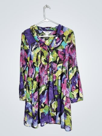 Allison Taylor Floral Polyester Dress