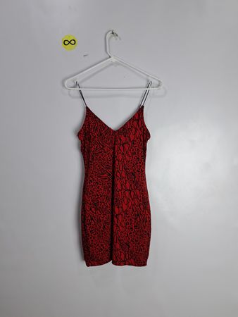 Red Floral Dress