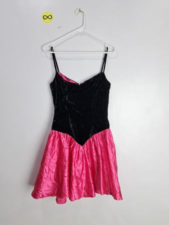 Pink and Black Dress