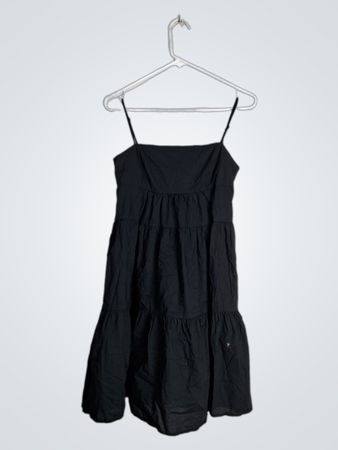 Levi's Black Tiered Mini Dress