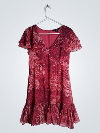 French Connection Pink Marble Dress