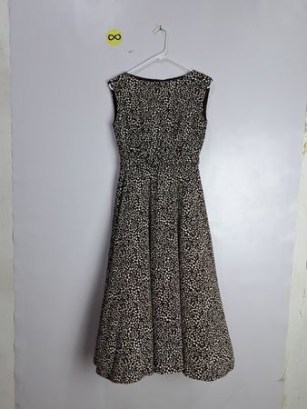 Jessica Howard Black and White Polka Dot Dress
