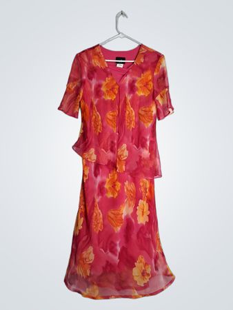 Pink Floral Dress
