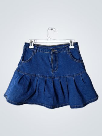 Blue Denim Skirt