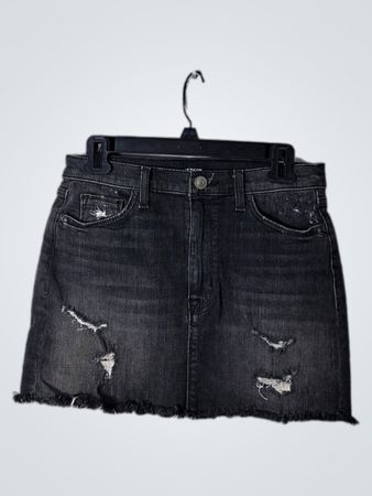 Hudson Black Denim Skirt