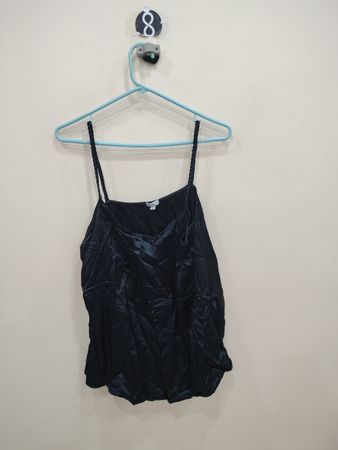 Black Satin Camisole