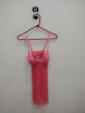 daisy fuentes Pink Lace Chemise