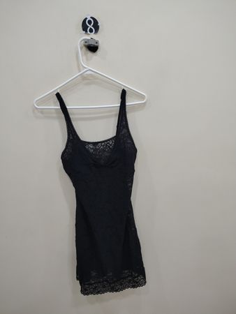 Victoria's Secret Black Lace Chemise